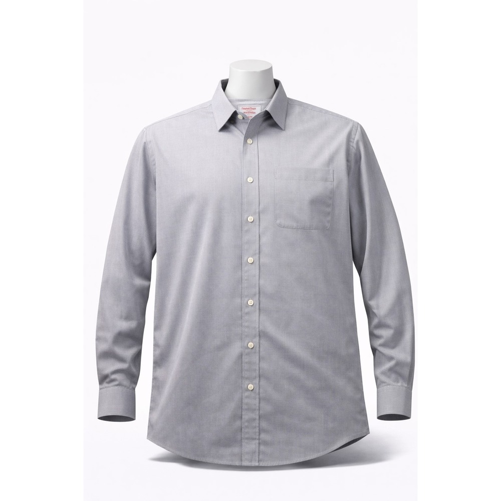 Brooks Brothers Madison Non-Iron Shirt Blue‎ White Micro Check Cotton